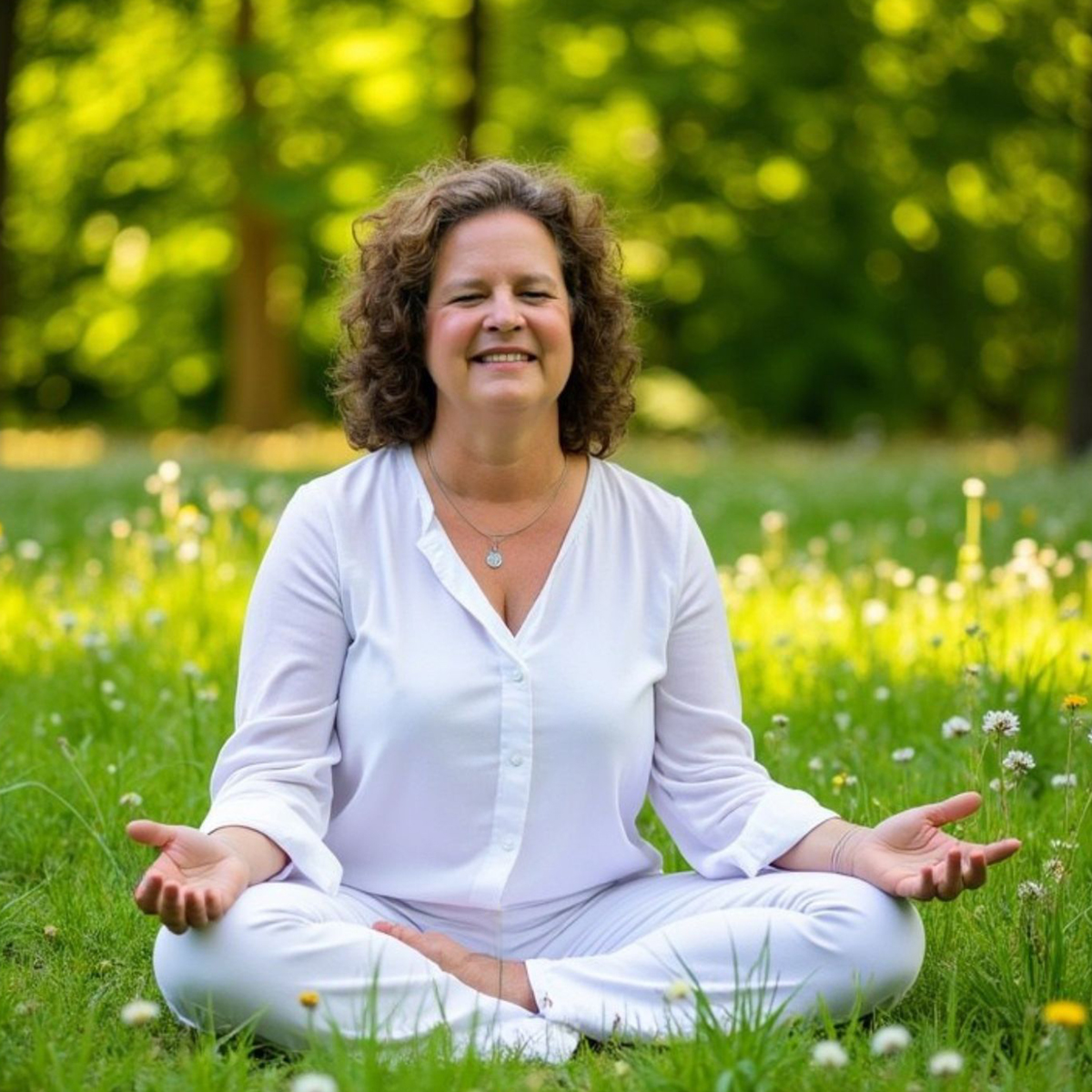 Meditation im Park